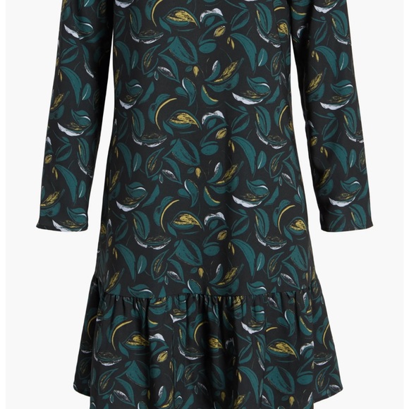 Halogen Button Back Ruffle Hem Dress - Picture 3 of 6